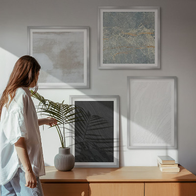 Pripravljena stenska galerija Kamnite teksture