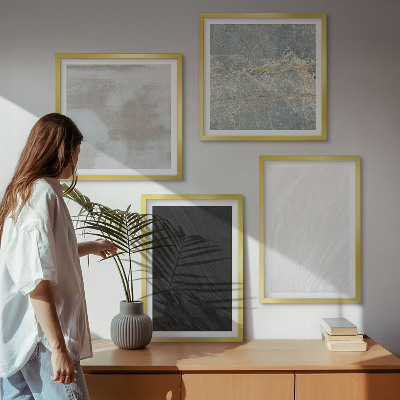 Pripravljena stenska galerija Kamnite teksture