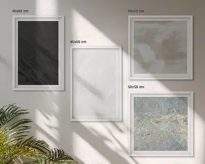 Stenska galerija pripravljena z motivom kamnitih tekstur