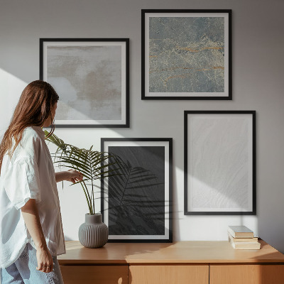 Pripravljena stenska galerija Kamnite teksture