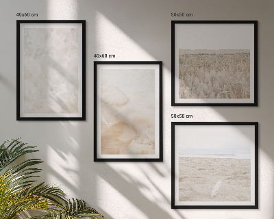 Set 4 slik v okvirju Pastelne modne teksture