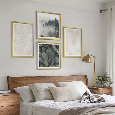 Pripravljena stenska galerija Kamniti pastelni frnikoli