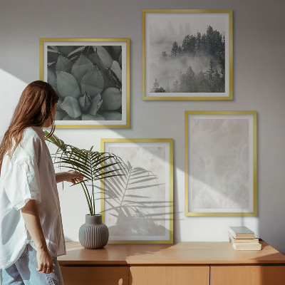 Pripravljena stenska galerija Kamniti pastelni frnikoli