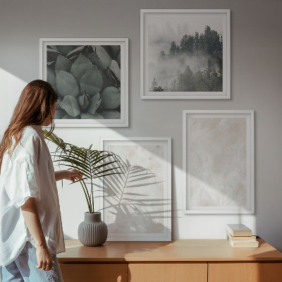 Pripravljena stenska galerija Kamniti pastelni frnikoli