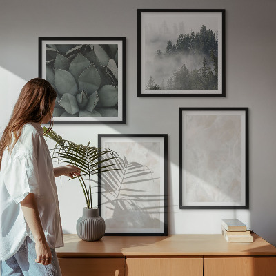 Pripravljena stenska galerija Kamniti pastelni frnikoli