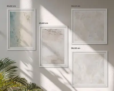 Komplet slik nad zofo z motivom akvarelne teksture