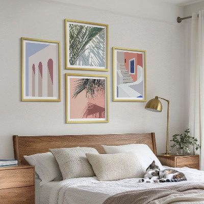 Pripravljena stenska galerija Ilustracije mestne arhitekture