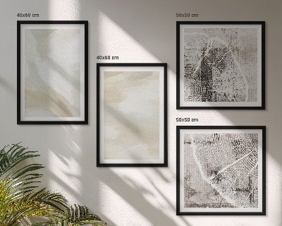 Pripravljena stenska galerija Minimalizem teksture barve