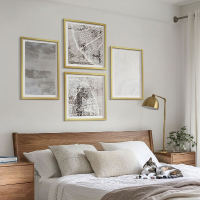 Pripravljena stenska galerija Abstraktne moderne oblike