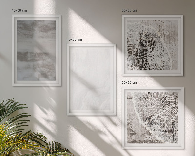 Pripravljena stenska galerija Abstraktne moderne oblike