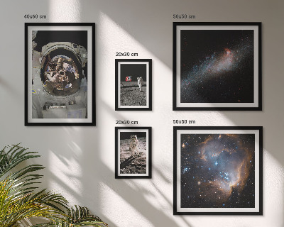 Set 5 slik v okvirju Pristanek astronavtov na Luni
