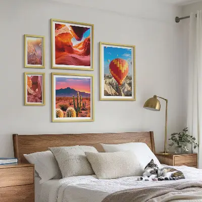 Puščavski baloni poliptih v okvirju