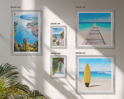 Set 5 slik v okvirju Obmorske pokrajine in plaže