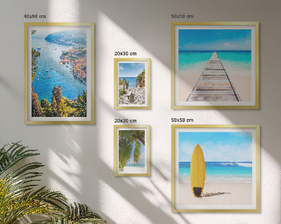 Set 5 slik v okvirju Obmorske pokrajine in plaže