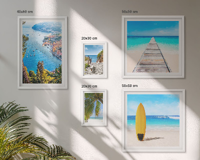 Set 5 slik v okvirju Obmorske pokrajine in plaže