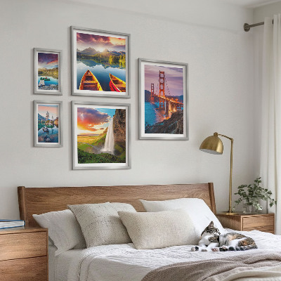Set 5 slik v okvirju Pokrajine narava mostovi ZDA