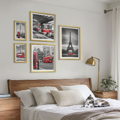Set 5 slik v okvirju Elegantni razgledi na London in Pariz