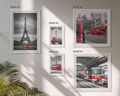 Set 5 slik v okvirju Elegantni razgledi na London in Pariz