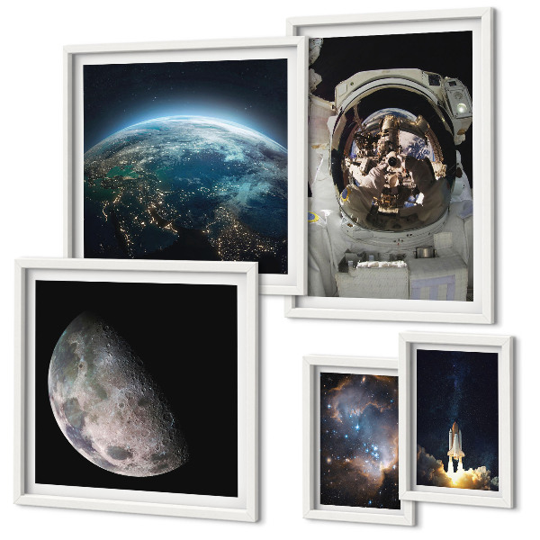 Poliptih v okvirju Astronavtova vesoljska odkritja