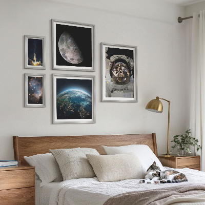 Poliptih v okvirju Astronavtova vesoljska odkritja