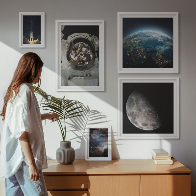 Poliptih v okvirju Astronavtova vesoljska odkritja