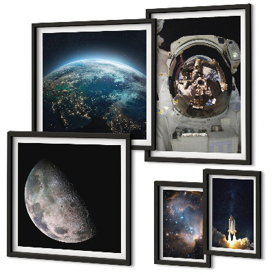 Poliptih v okvirju Astronavtova vesoljska odkritja