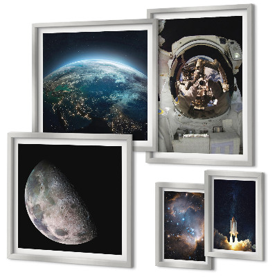 Poliptih v okvirju Astronavtova vesoljska odkritja