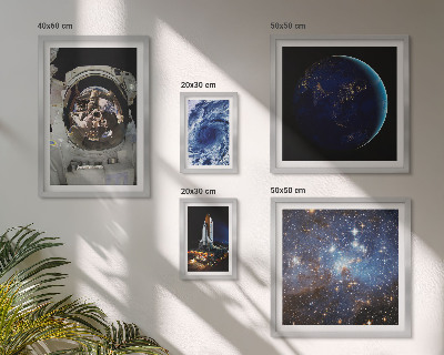 Set 5 slik v okvirju Vesoljska odkritja astronavtov