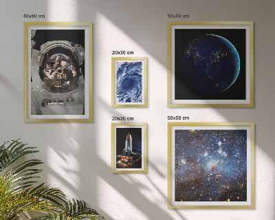 Set 5 slik v okvirju Vesoljska odkritja astronavtov
