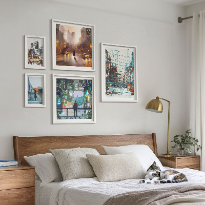 Set 5 slik v okvirju Sodobne mestne krajine