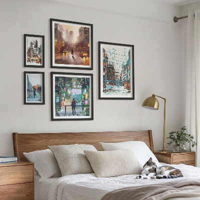 Set 5 slik v okvirju Sodobne mestne krajine