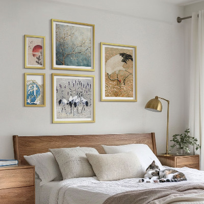 Set 5 slik v okvirju Elegantne naravne slike ptic