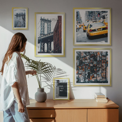 Komplet ujemajočih se slik Očarljivi razgledi na New York