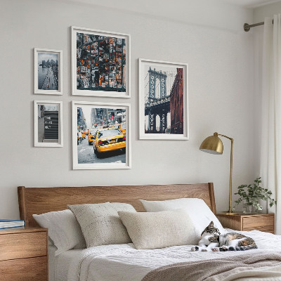 Komplet ujemajočih se slik Očarljivi razgledi na New York
