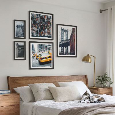 Komplet ujemajočih se slik Očarljivi razgledi na New York