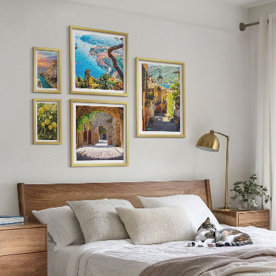 Set 5 slik v okvirju Očarljivi razgledi na morje