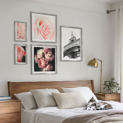 Set 5 slik v okvirju Romantika vrtnic Eifflovega stolpa
