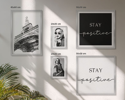 Komplet ujemajočih se slik Elegantna grafika moda Pariz
