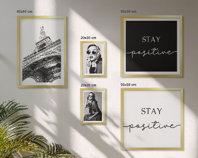 Komplet ujemajočih se slik Elegantna grafika moda Pariz