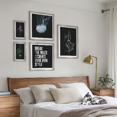 Set 5 slik v okvirju Abstraktni ustvarjalni motivi