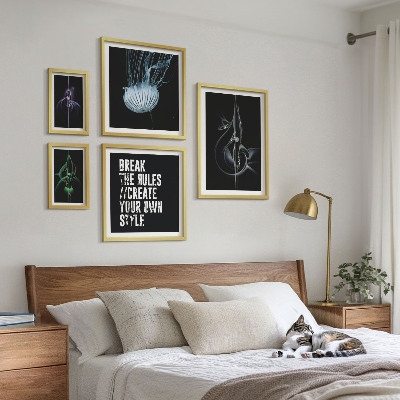 Set 5 slik v okvirju Abstraktni ustvarjalni motivi
