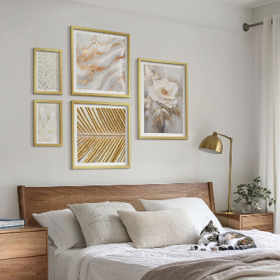 Komplet ujemajočih se slik Elegantni cvetlični motivi