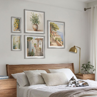 Set 5 slik v okvirju Elegantni razgledi na obmorska mesta