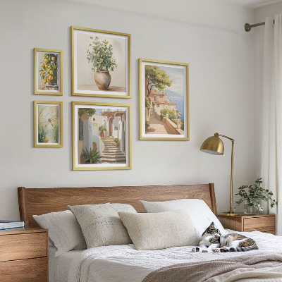Set 5 slik v okvirju Elegantni razgledi na obmorska mesta