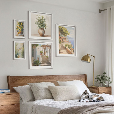 Set 5 slik v okvirju Elegantni razgledi na obmorska mesta