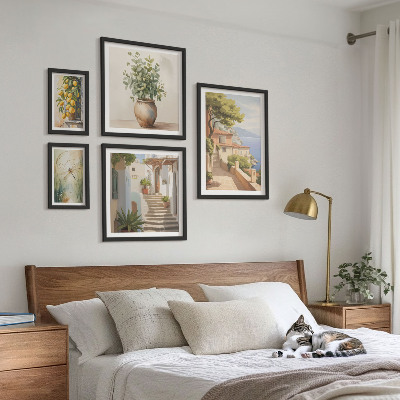 Set 5 slik v okvirju Elegantni razgledi na obmorska mesta