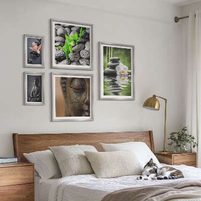 Set 5 slik v okvirju Sproščujoče zenovsko vzdušje