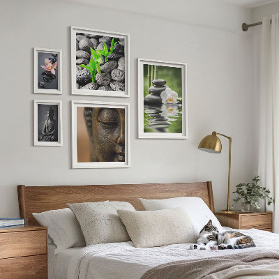 Set 5 slik v okvirju Sproščujoče zenovsko vzdušje