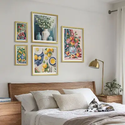 Cvetlične sadne kompozicije komplet ujemajočih se slik
