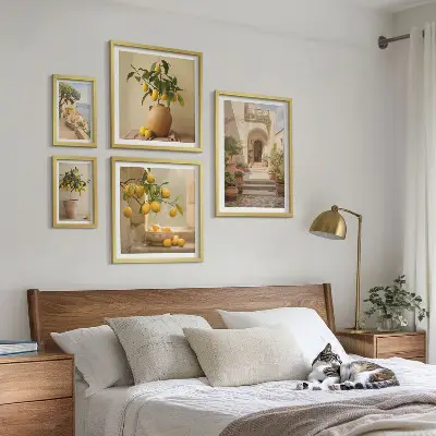 Komplet elegantnih okraskov iz citrusov ujemajoče se slike